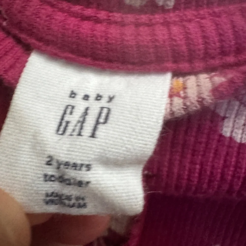 Baby Gap 2T Girls Floral Long Sleeve Top Blouse